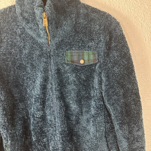 Pendleton Women Fuzzy Teddy Full Zip Coat Jacket Size Medium - Picture 6 of 7